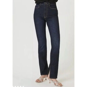 Anthropologie Pilcro Split High Rise Straight Leg Jeans Size 29-31 (See Details)
